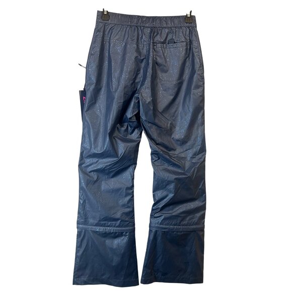 Vintage Gap Kids Size 14 Waterproof Pants Removable Bottom Navy w/ Sparkle NWT - Picture 4 of 14